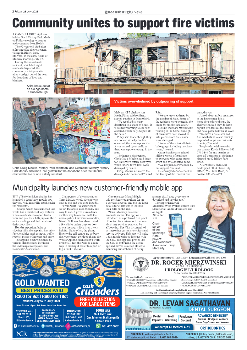 Queensburgh News 28 July 2023 page 2