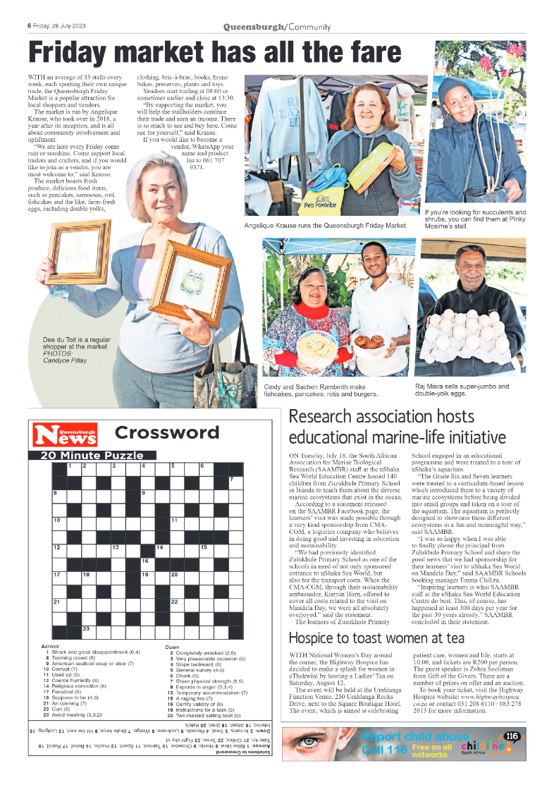 Queensburgh News 28 July 2023 page 6