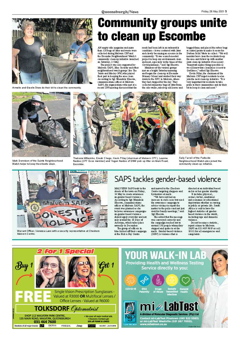 Queensburgh News 28 May 2021 page 5