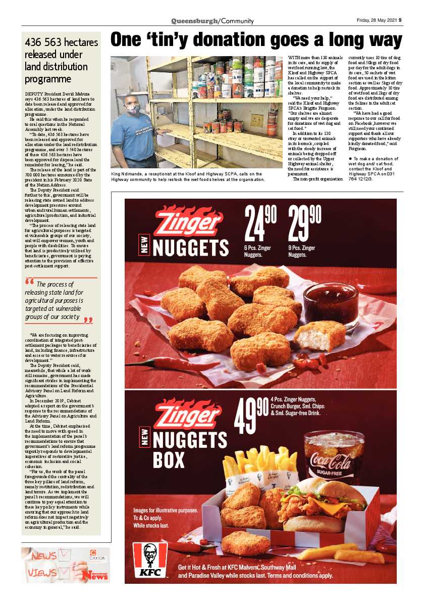 Queensburgh News 28 May 2021 page 9