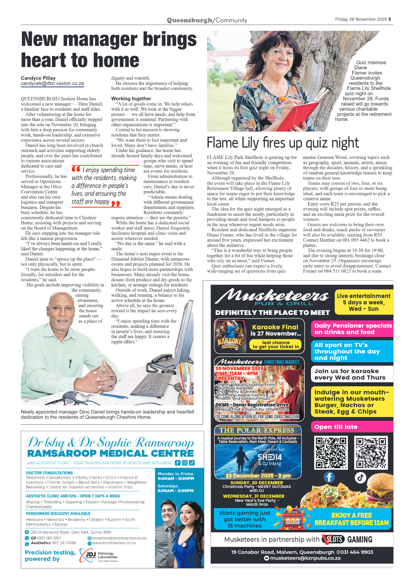 Queensburgh News 28 November 2025 page 5