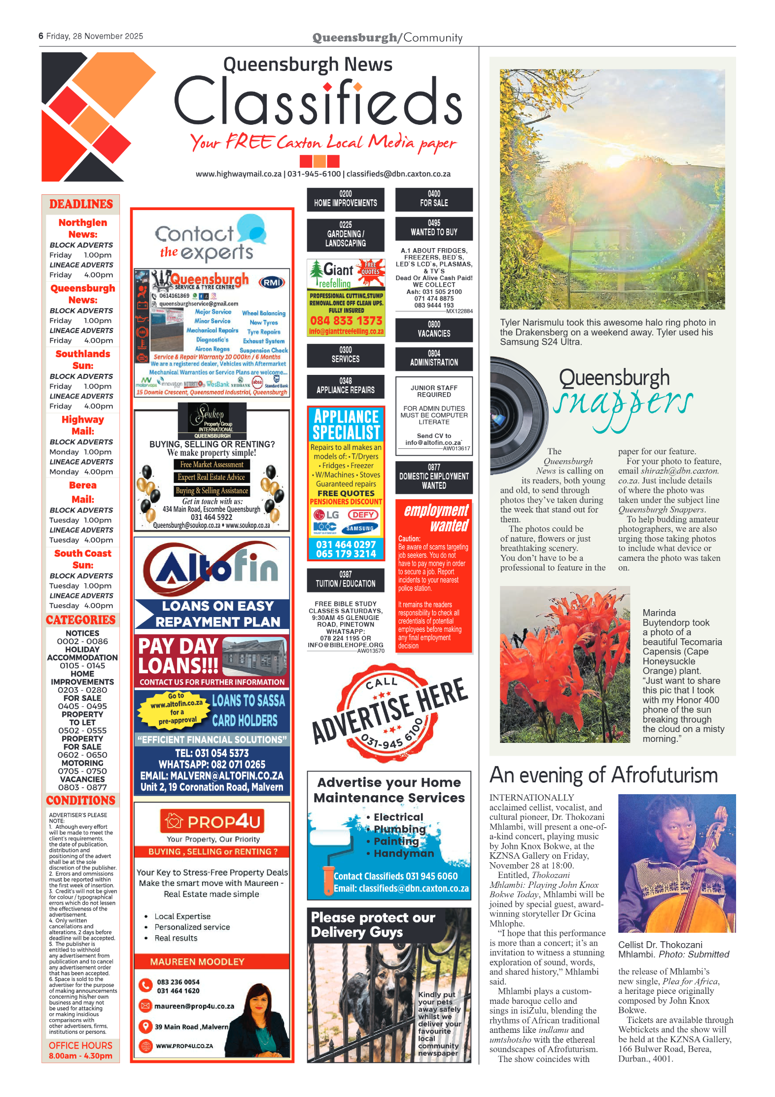 Queensburgh News 28 November 2025 page 6