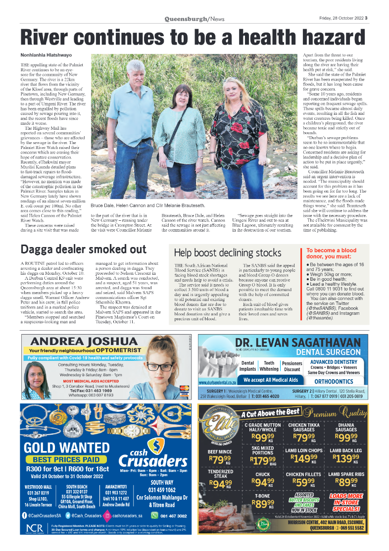 Queensburgh News 28 October 2022 page 3