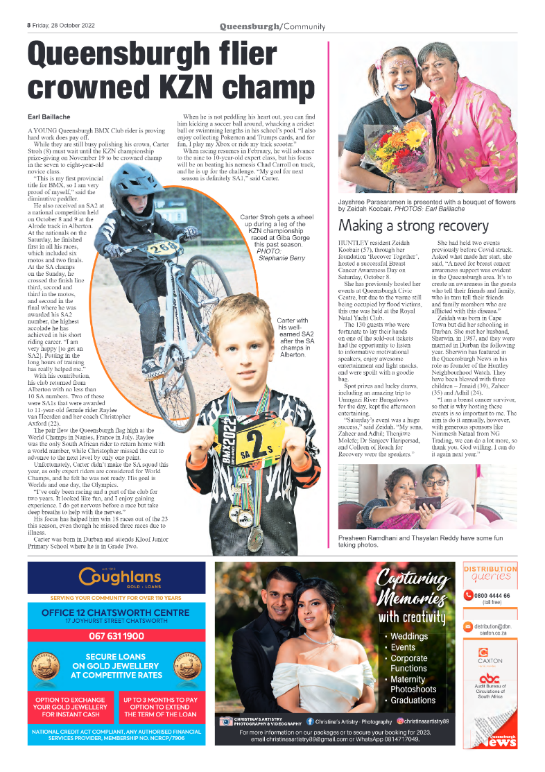 Queensburgh News 28 October 2022 page 8