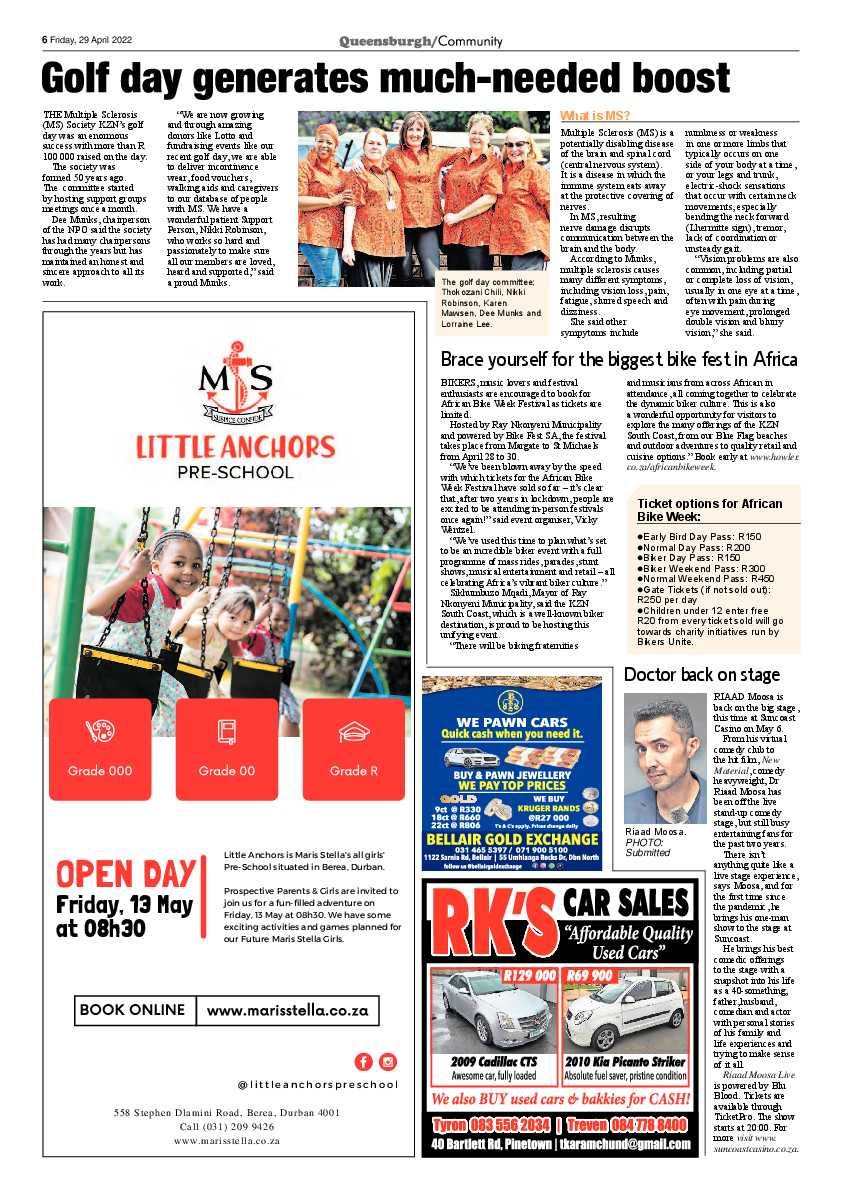 Queensburgh News 29 April 2022 page 6