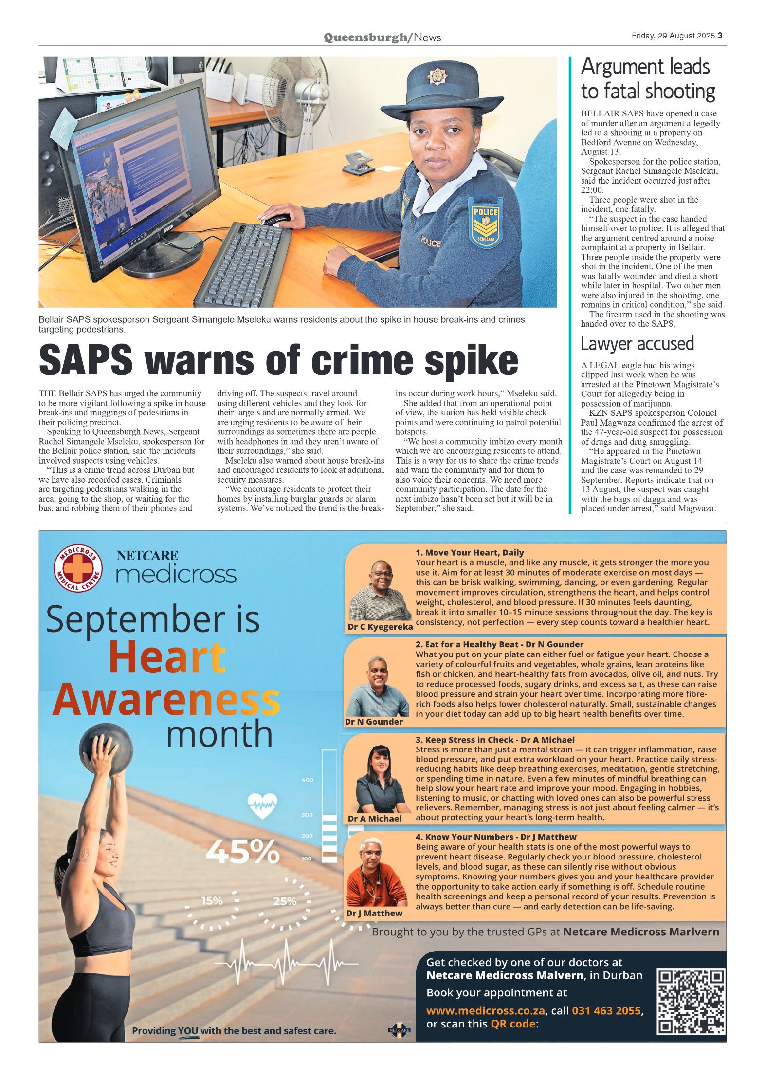 Queensburgh News 29 August 2025 page 3
