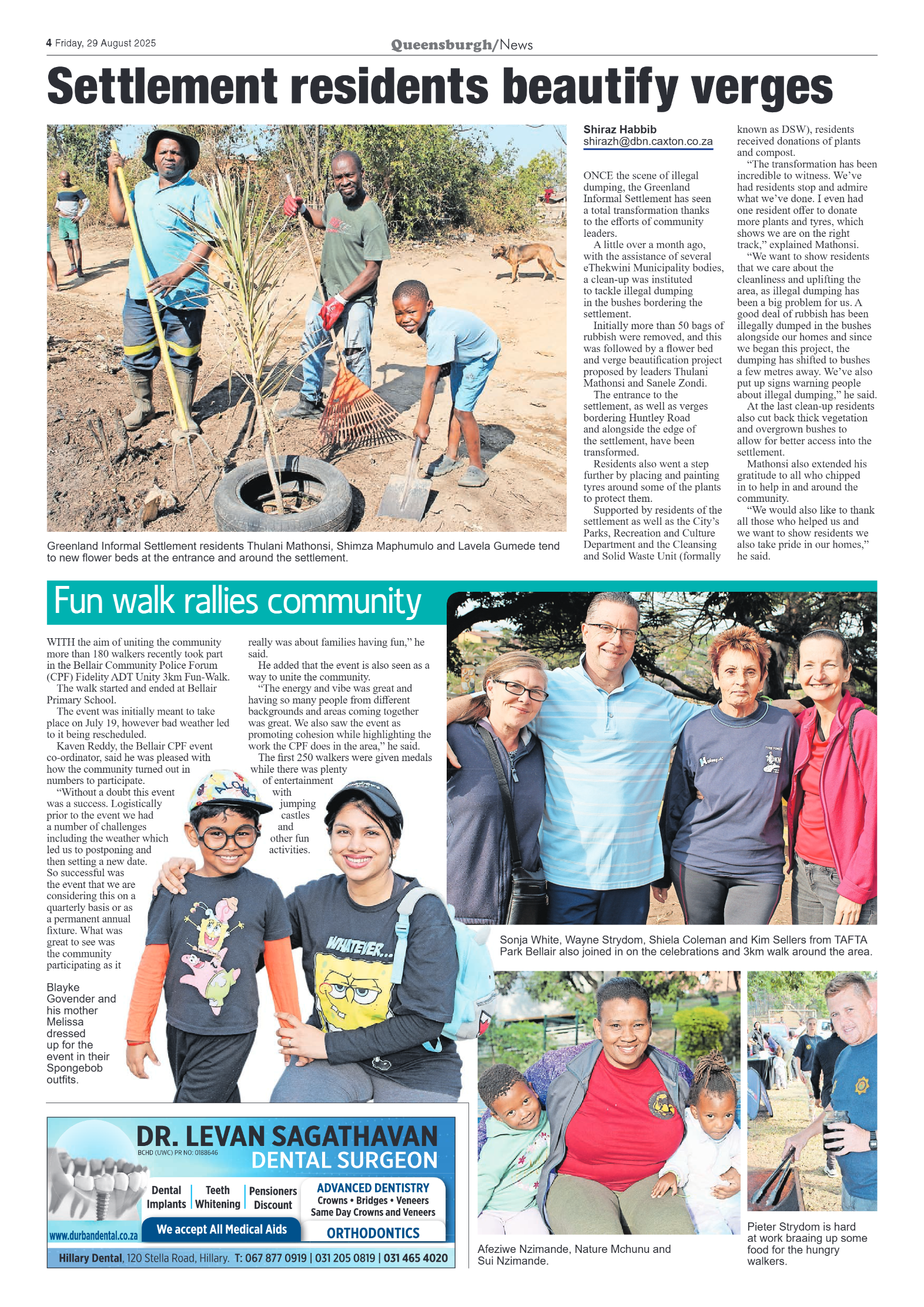 Queensburgh News 29 August 2025 page 4