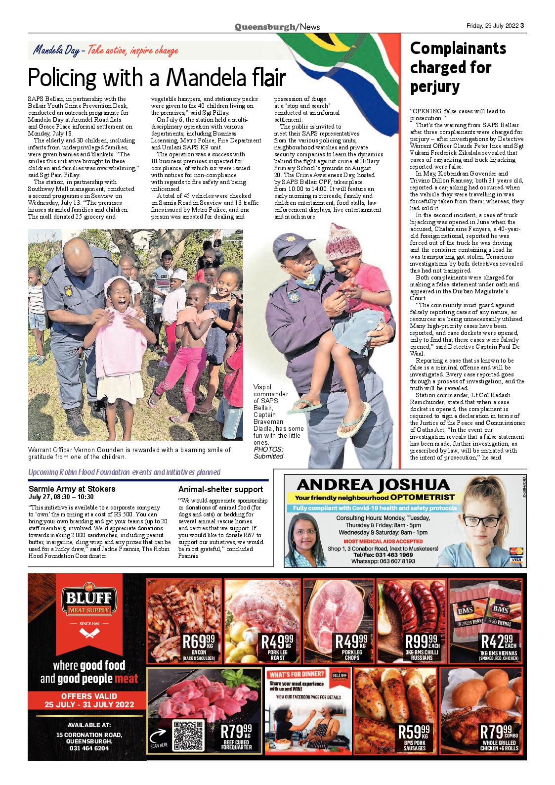 Queensburgh News 29 July 2022 page 3