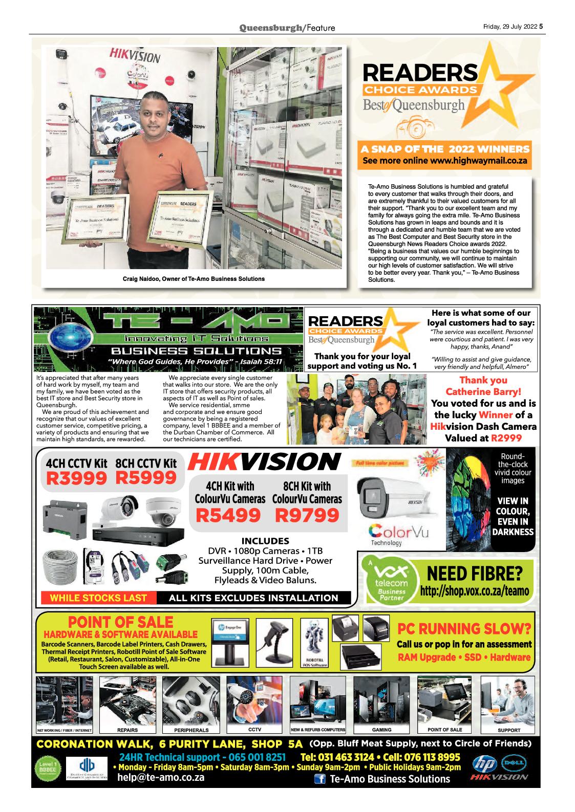 Queensburgh News 29 July 2022 page 5