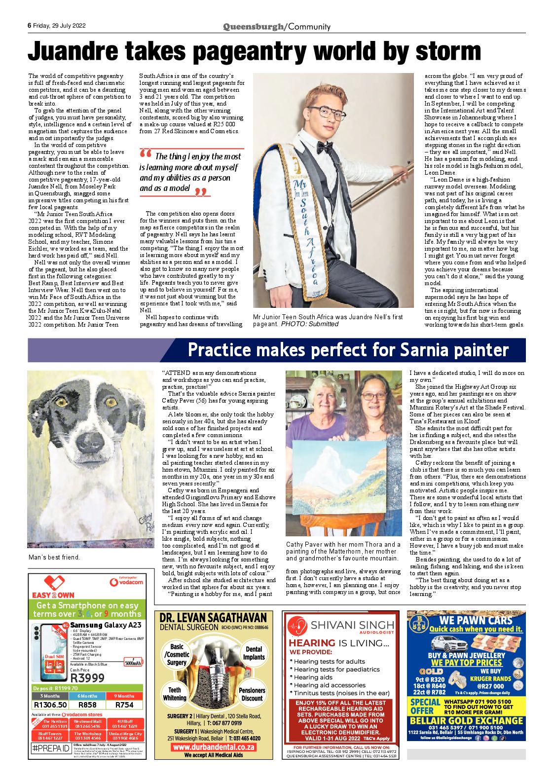 Queensburgh News 29 July 2022 page 6