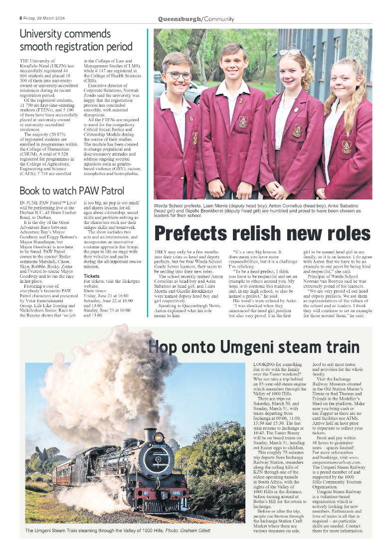 Queensburgh News 29 March 2024 page 8