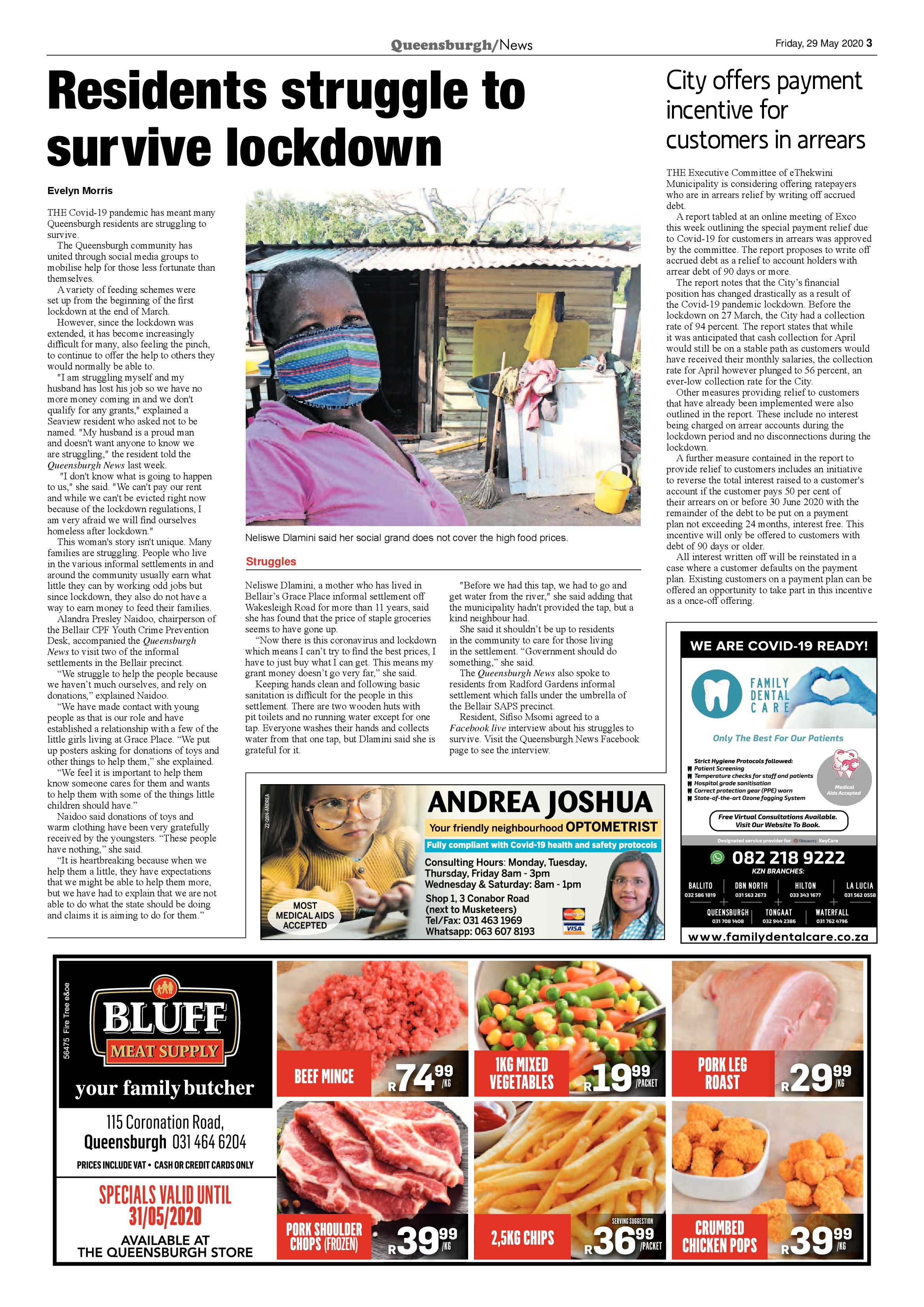 Queensburgh News 29 May 2020 page 3