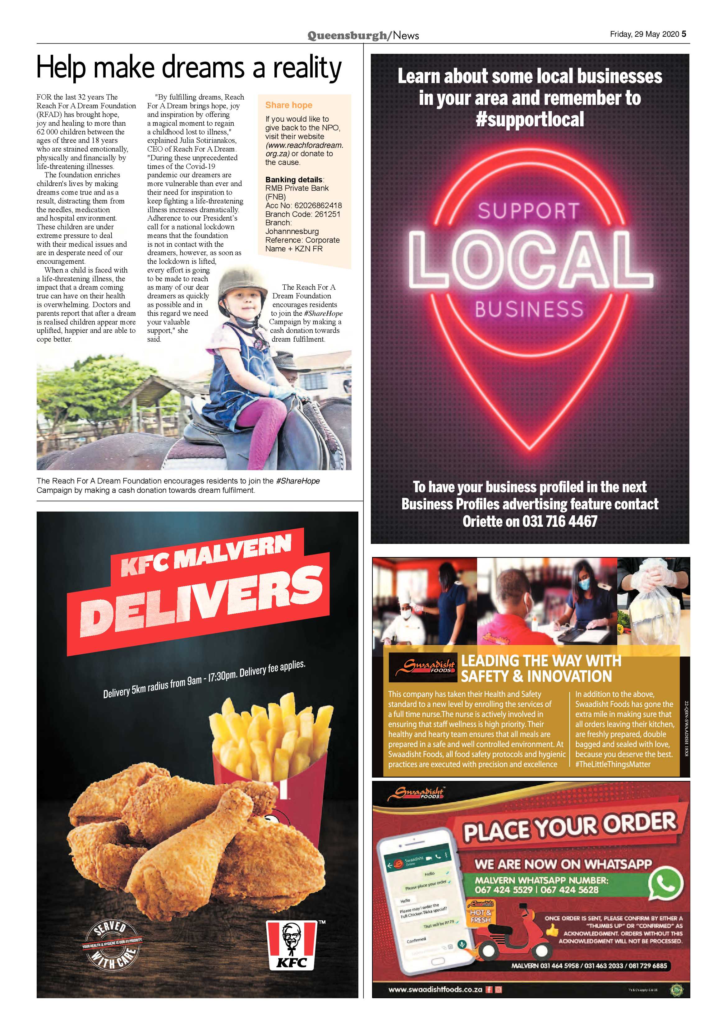 Queensburgh News 29 May 2020 page 5