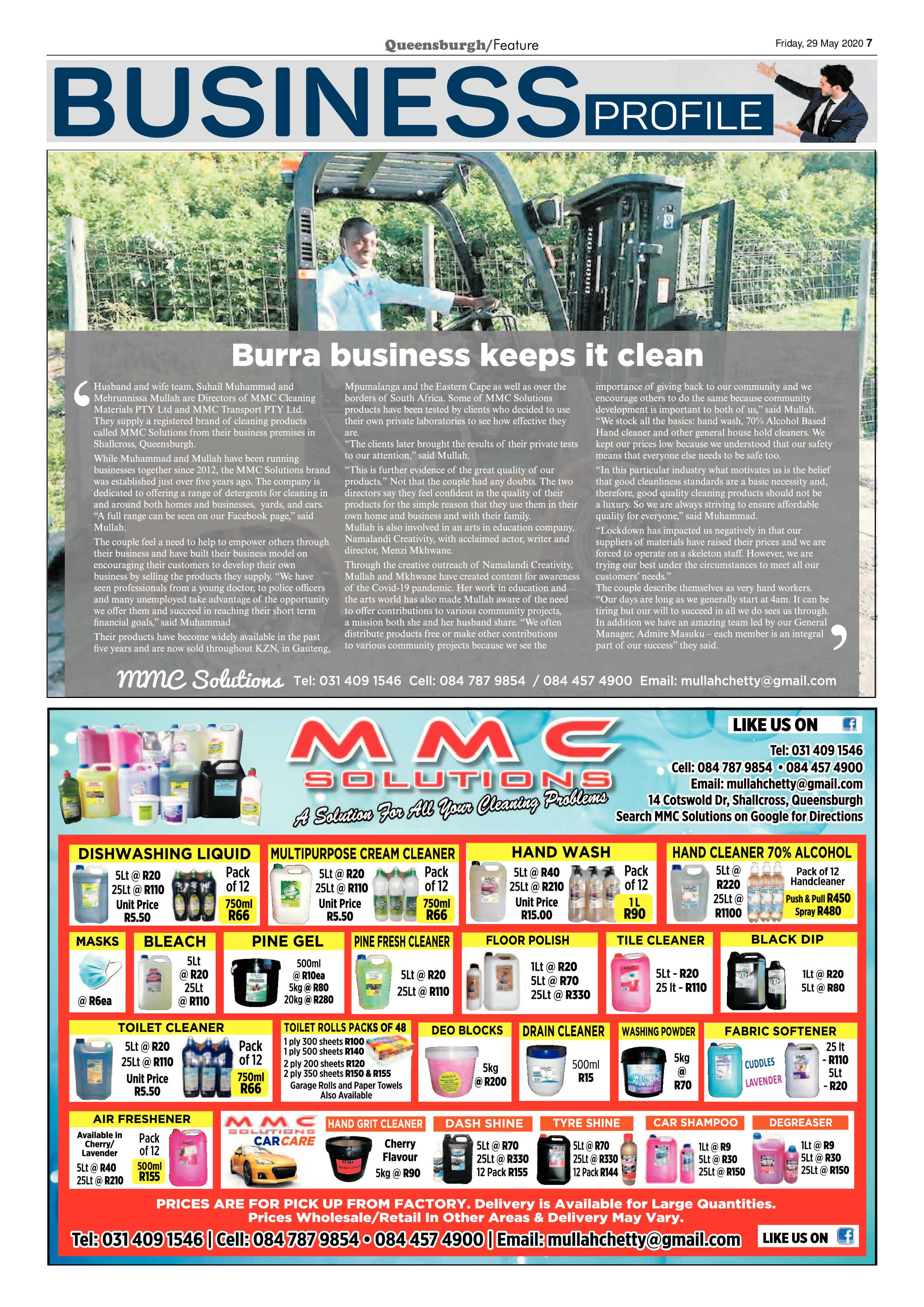 Queensburgh News 29 May 2020 page 7