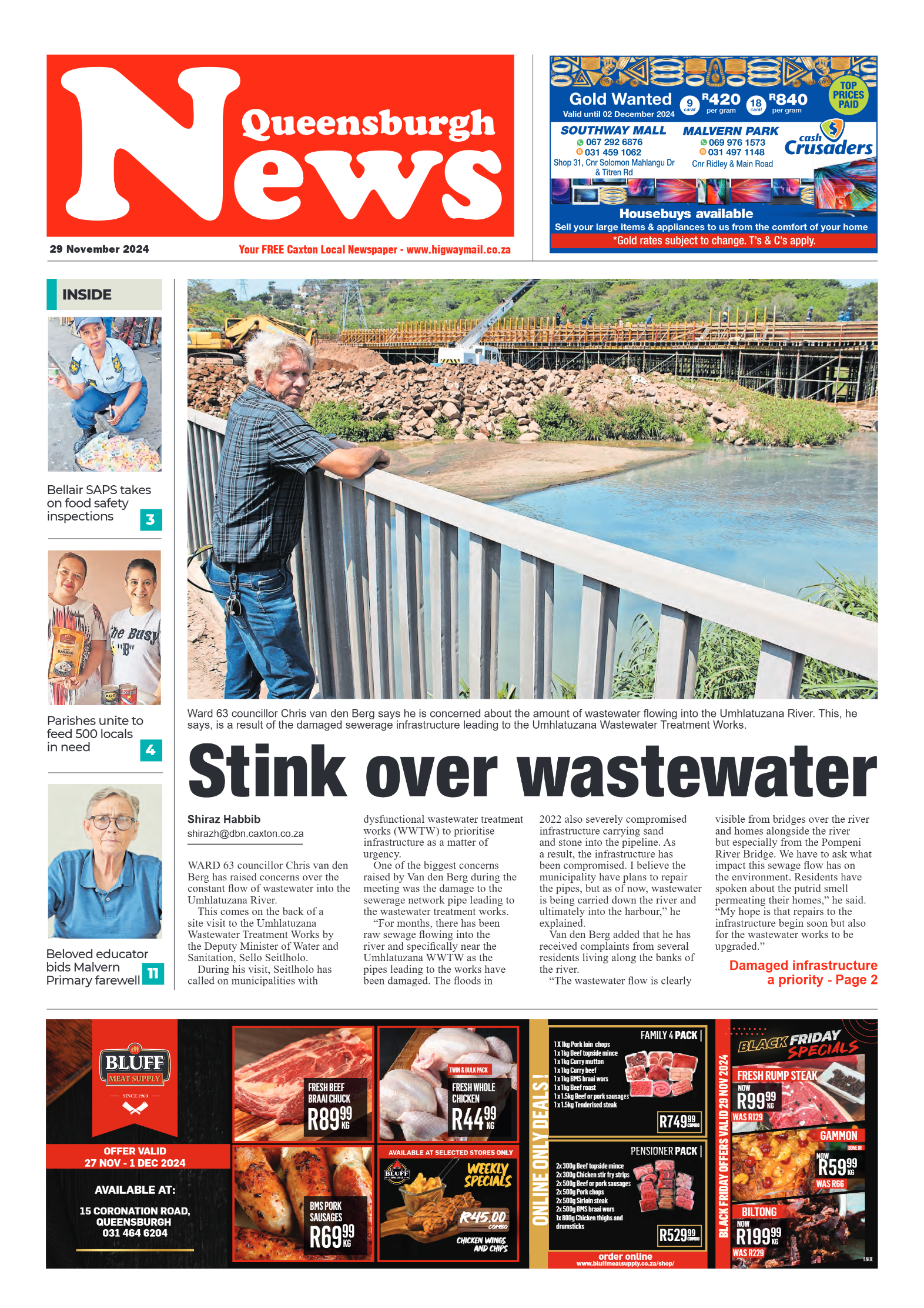 Queensburgh News 29 November 2024 page 1