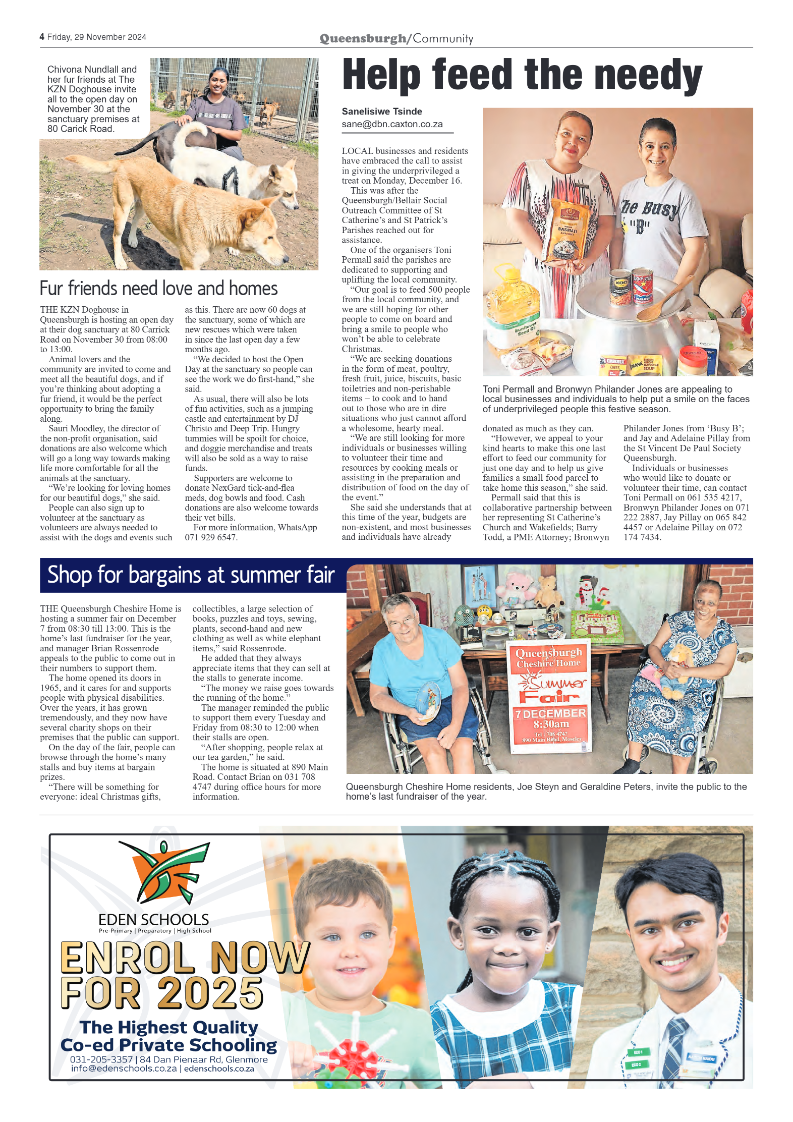 Queensburgh News 29 November 2024 page 4