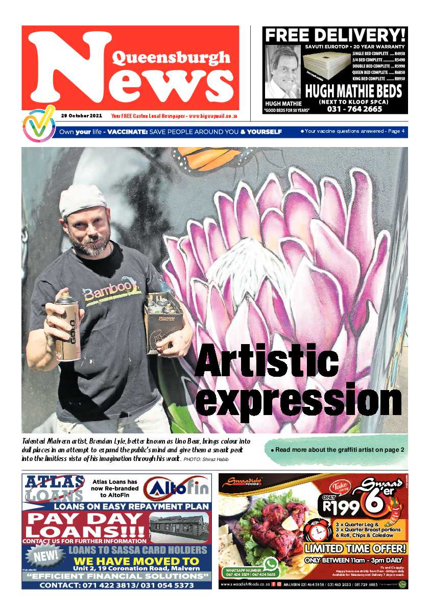 Queensburgh News 29 October 2021 page 1