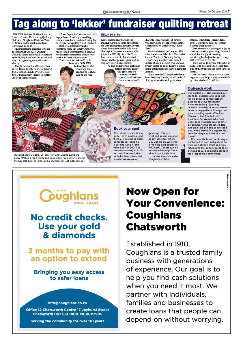 Queensburgh News 29 October 2021 page 7