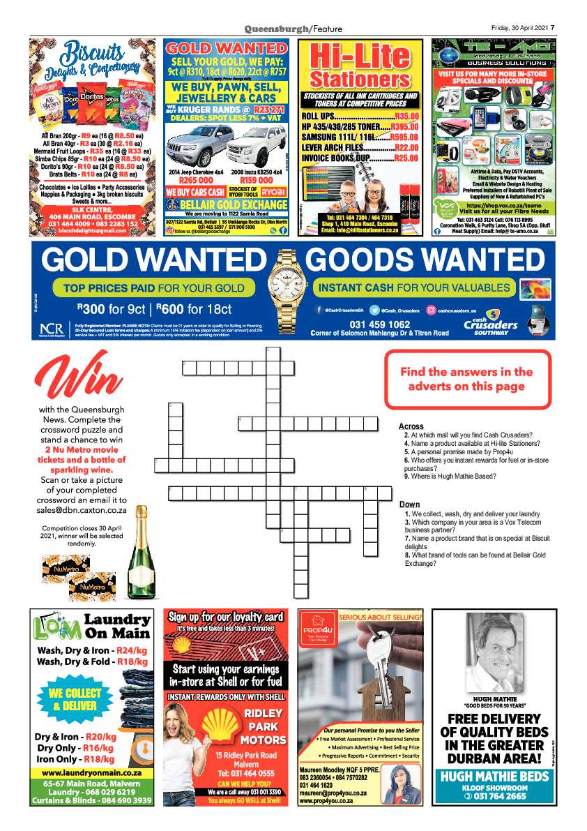 Queensburgh News 30 April 2021 page 7