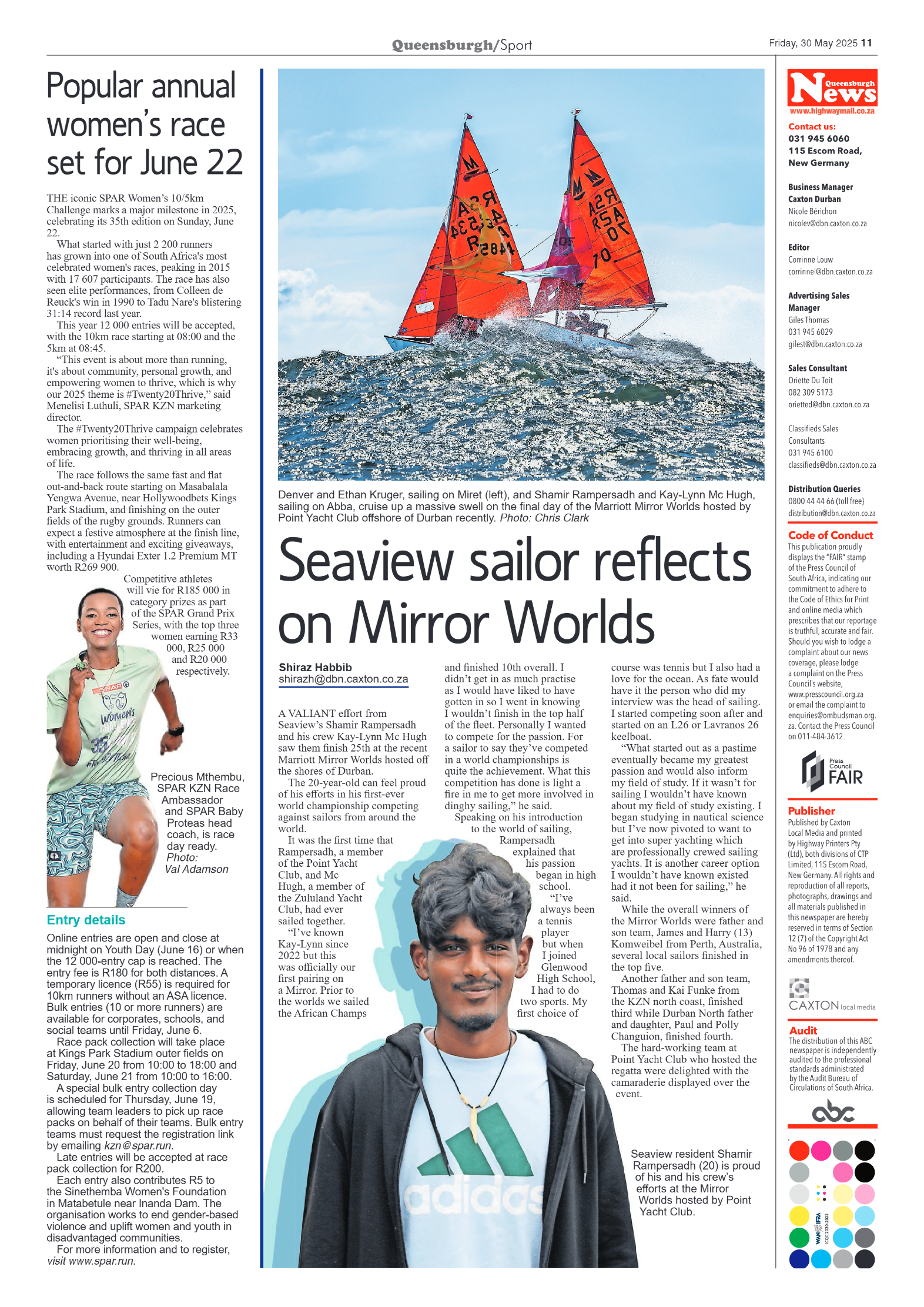 Queensburgh News 30 May 2025 page 11