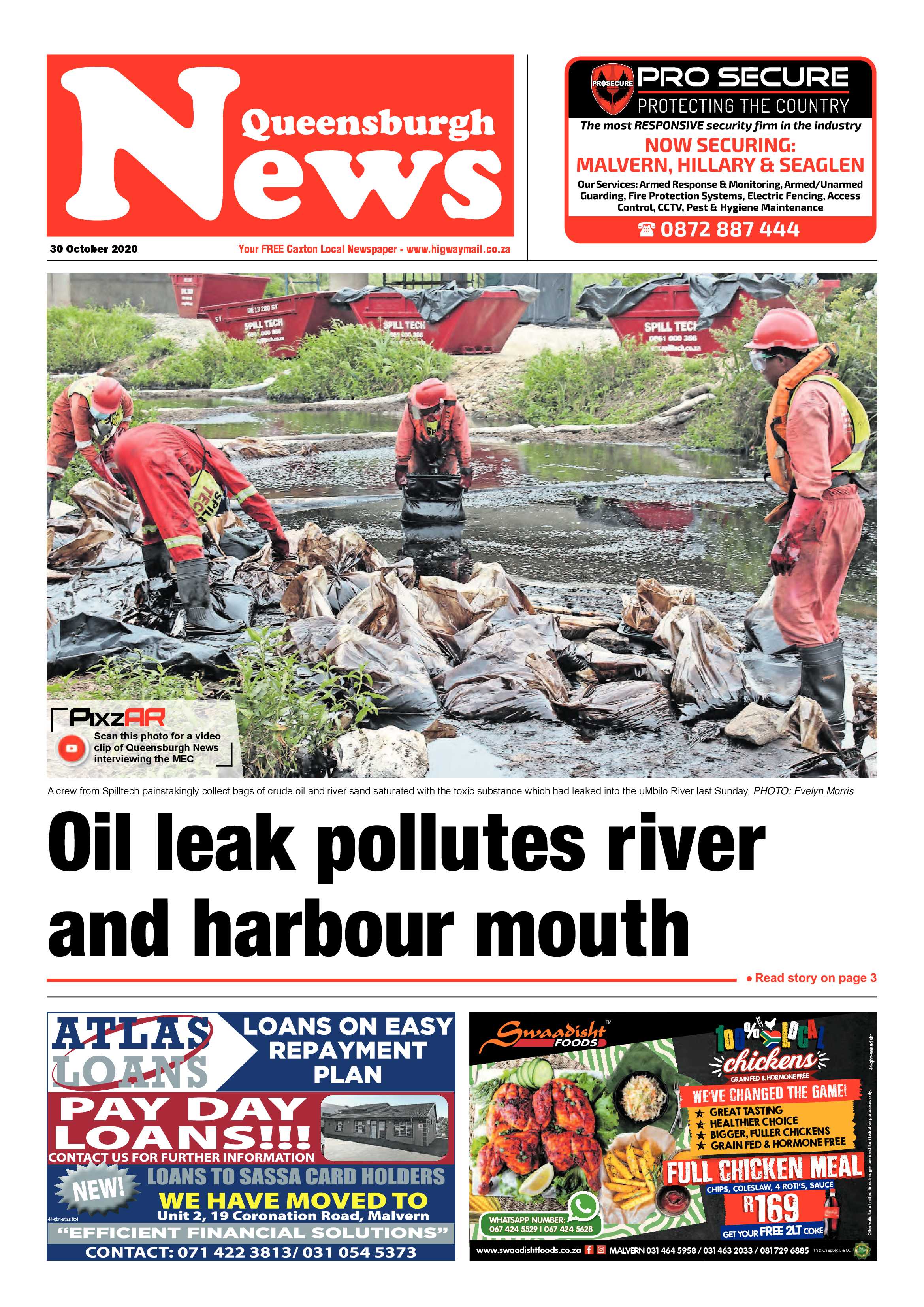 Queensburgh News 30 October 2020 page 1
