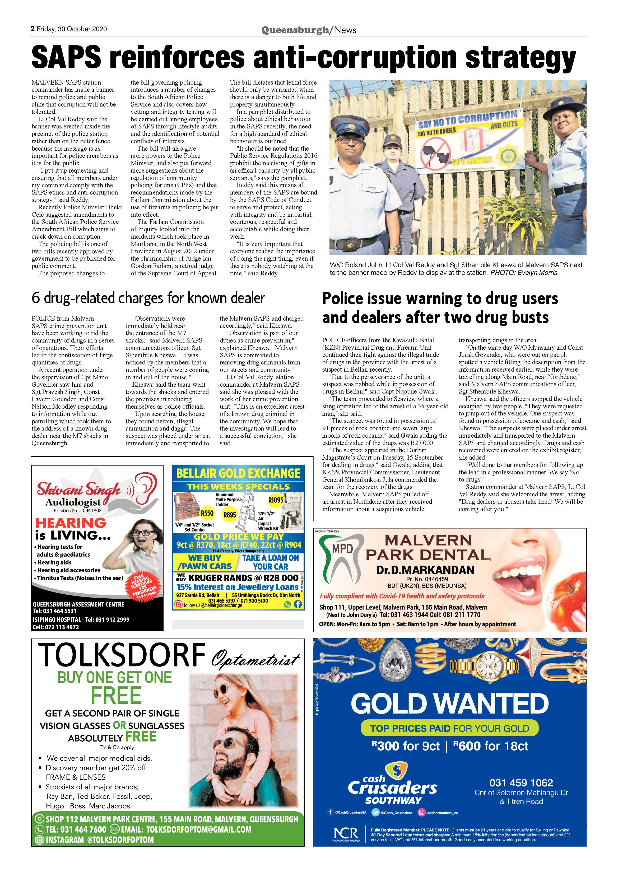 Queensburgh News 30 October 2020 page 2