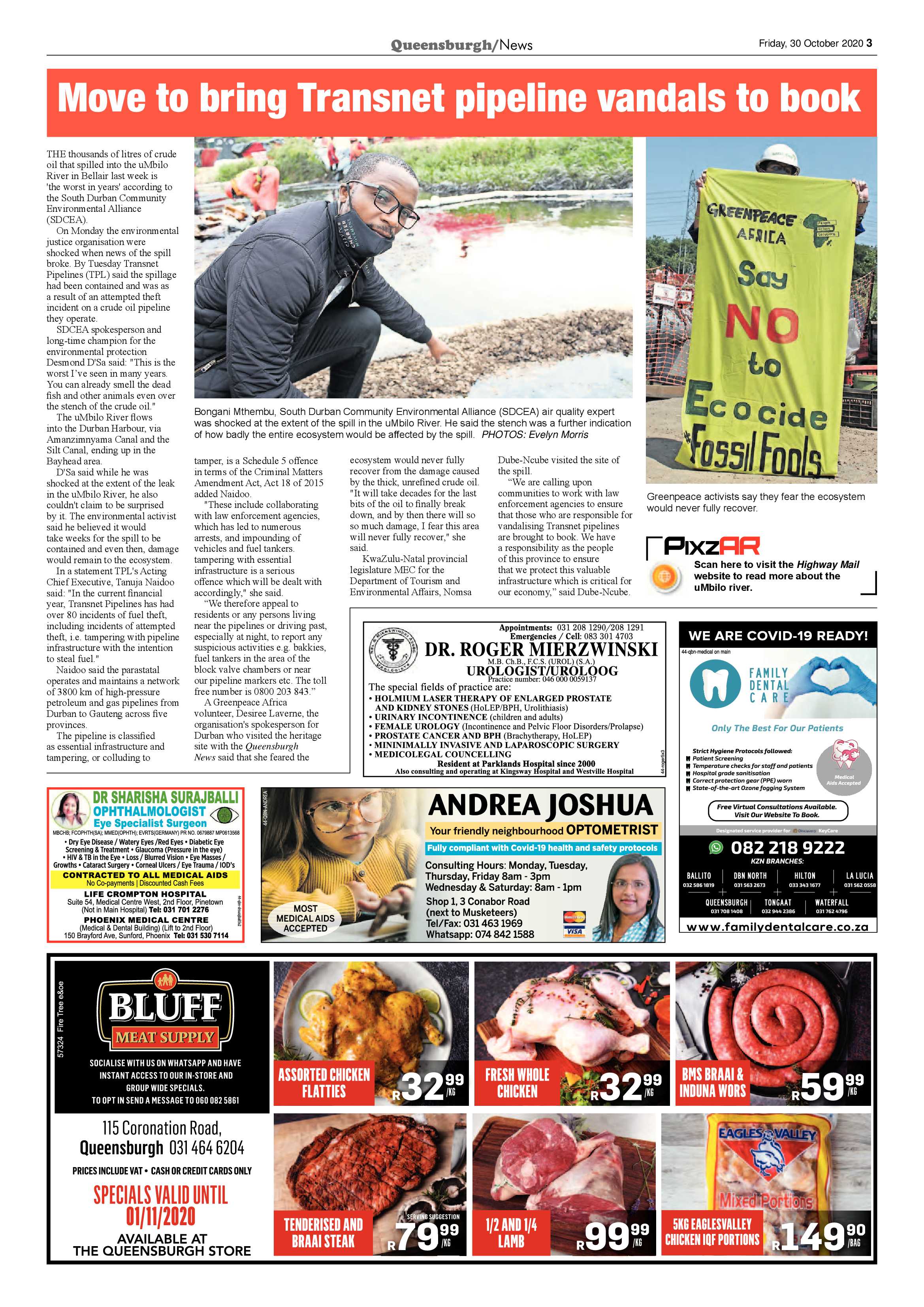 Queensburgh News 30 October 2020 page 3