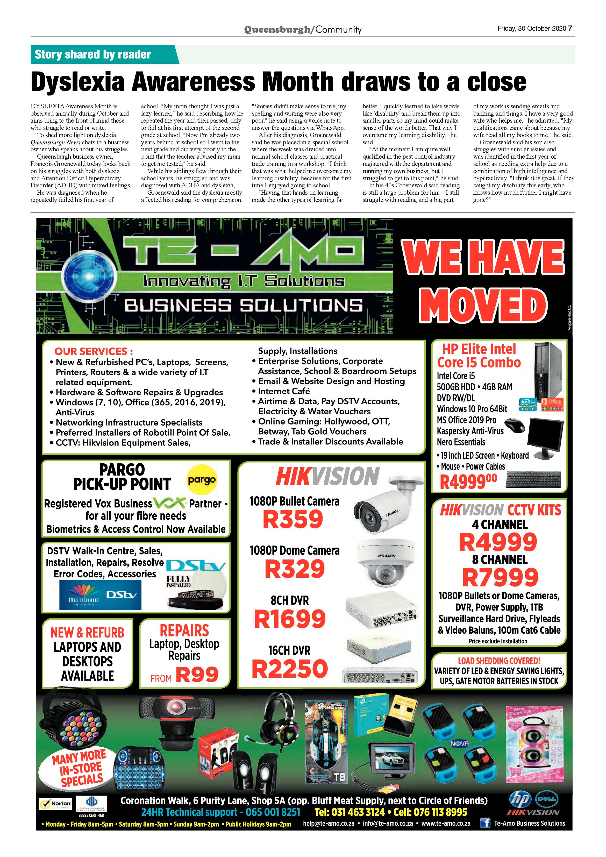 Queensburgh News 30 October 2020 page 7