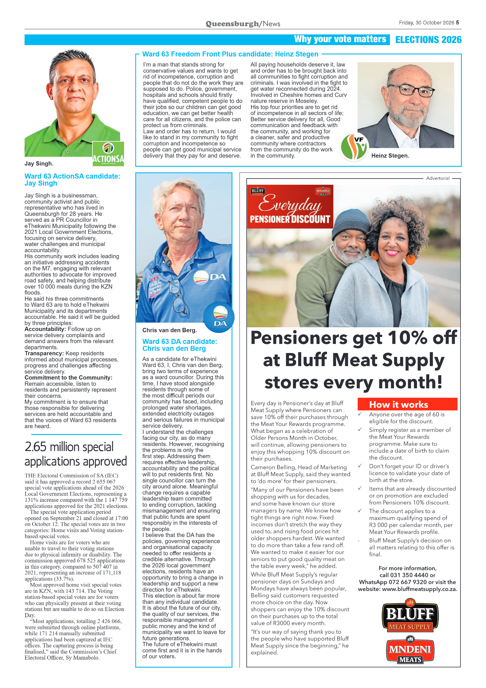 Queensburgh News 30 October 2026 page 5