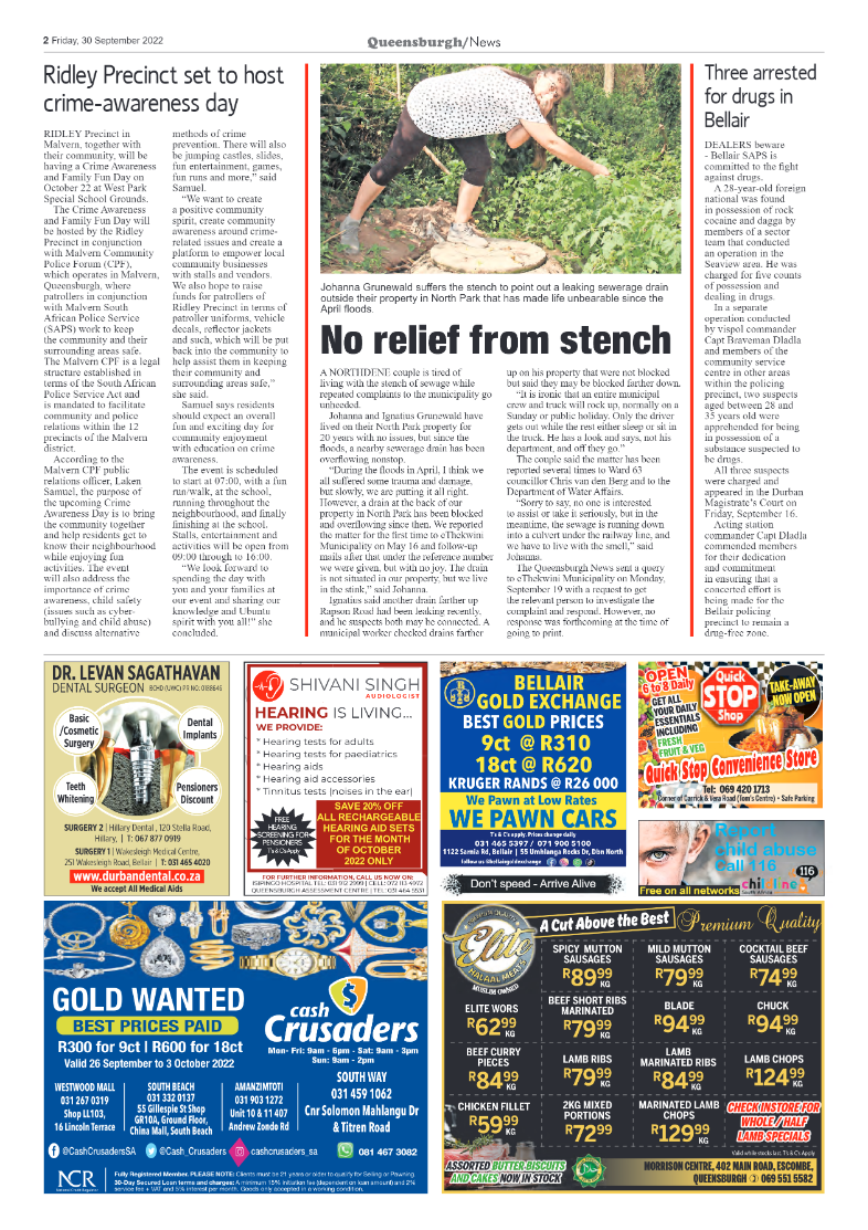 Queensburgh News 30 September 2022 page 2