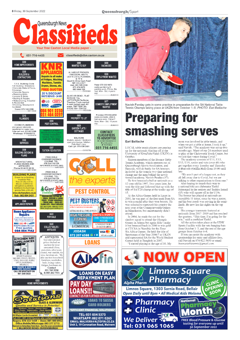 Queensburgh News 30 September 2022 page 8
