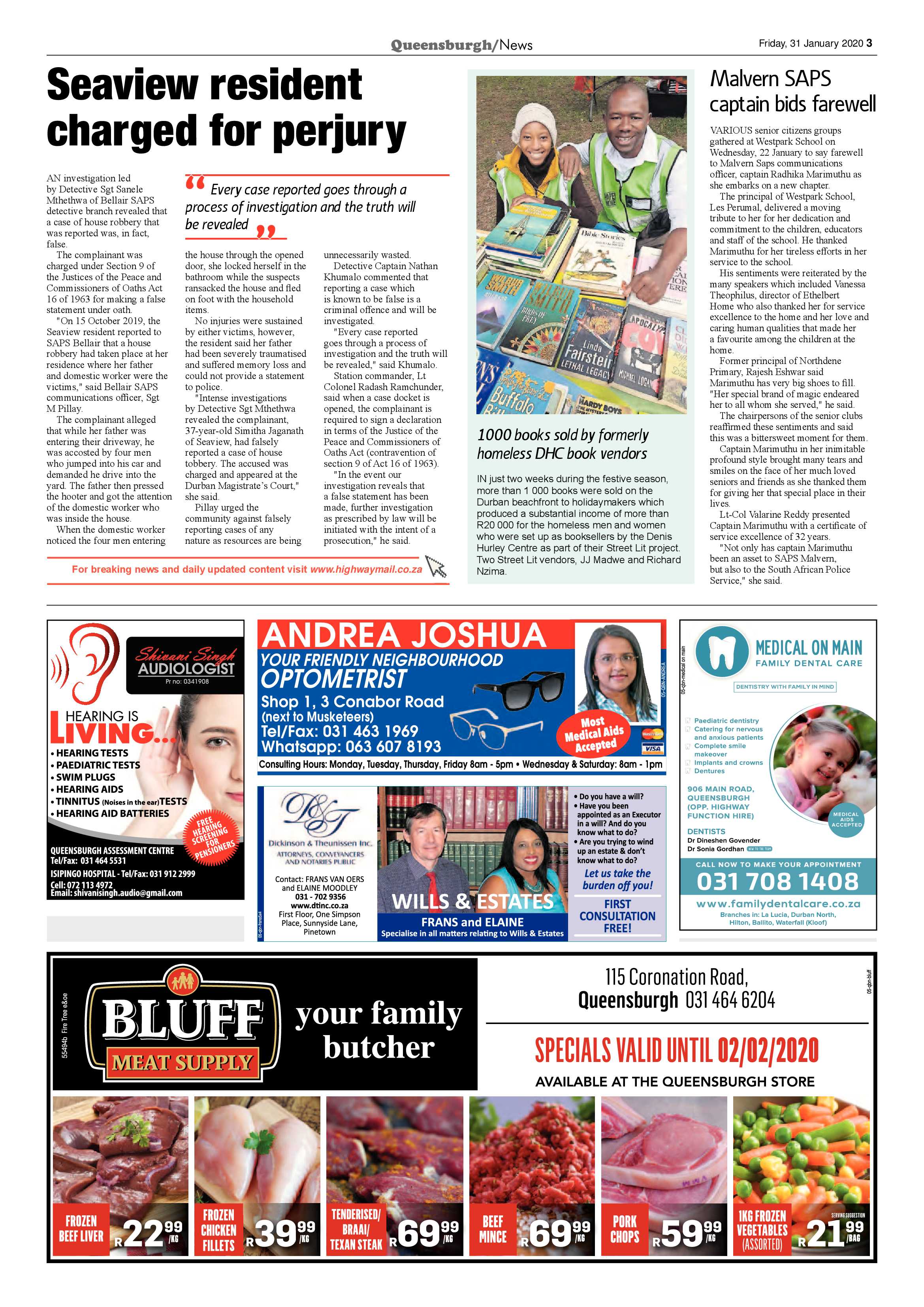 Queensburgh News 31 January 2020 page 3