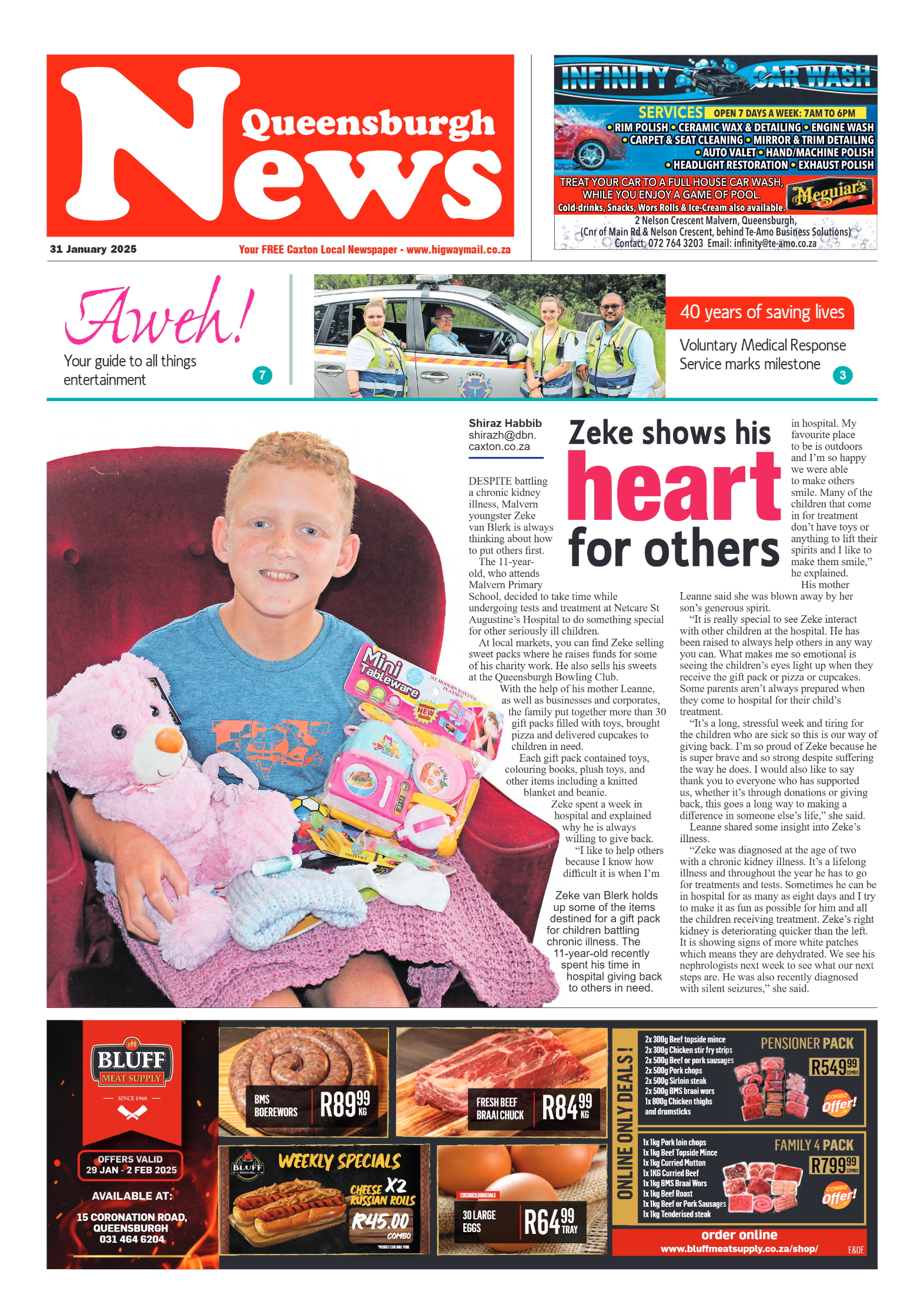 Queensburgh News 31 January 2025 page 1