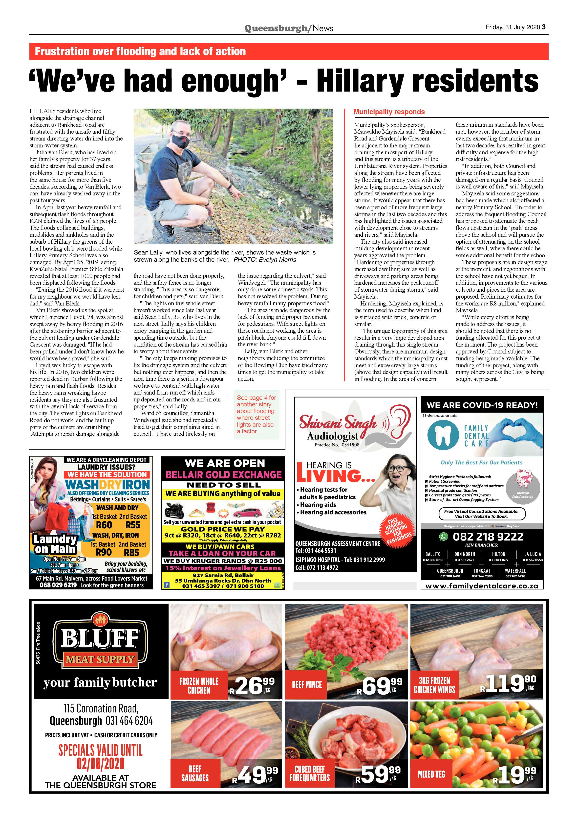 Queensburgh News 31 July 2020 page 3