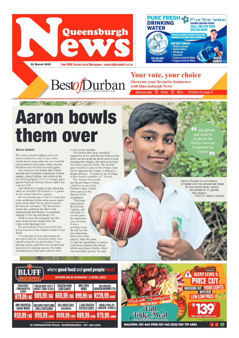 Queensburgh News 31 March 2023 page 1