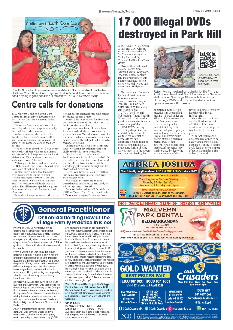 Queensburgh News 31 March 2023 page 5