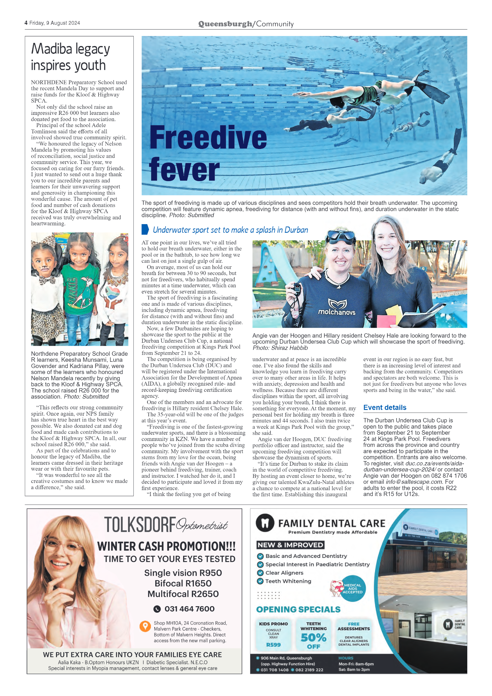 Queensburgh News 9 August 2024 page 4