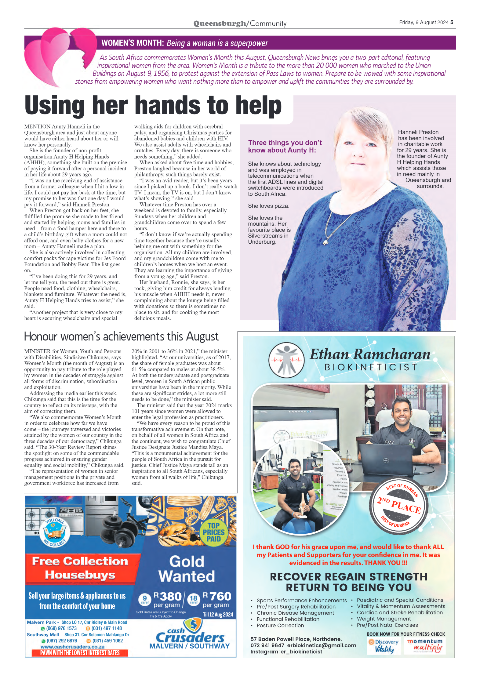 Queensburgh News 9 August 2024 page 5