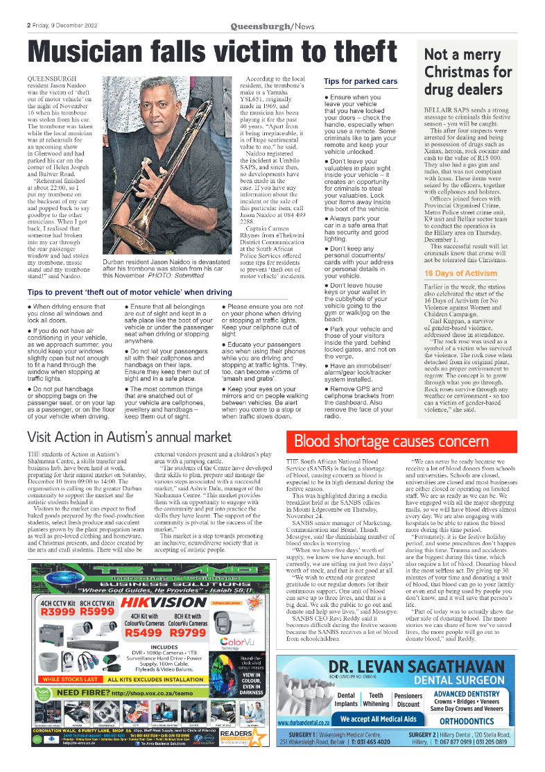 Queensburgh News 9 December 2022 page 2