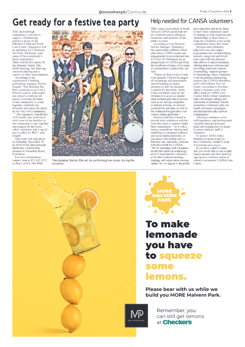 Queensburgh News 9 December 2022 page 5