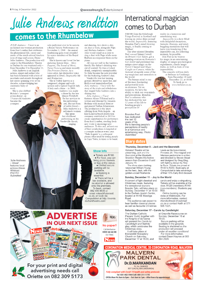 Queensburgh News 9 December 2022 page 6