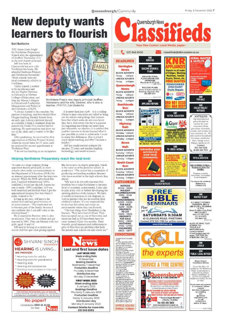 Queensburgh News 9 December 2022 page 7