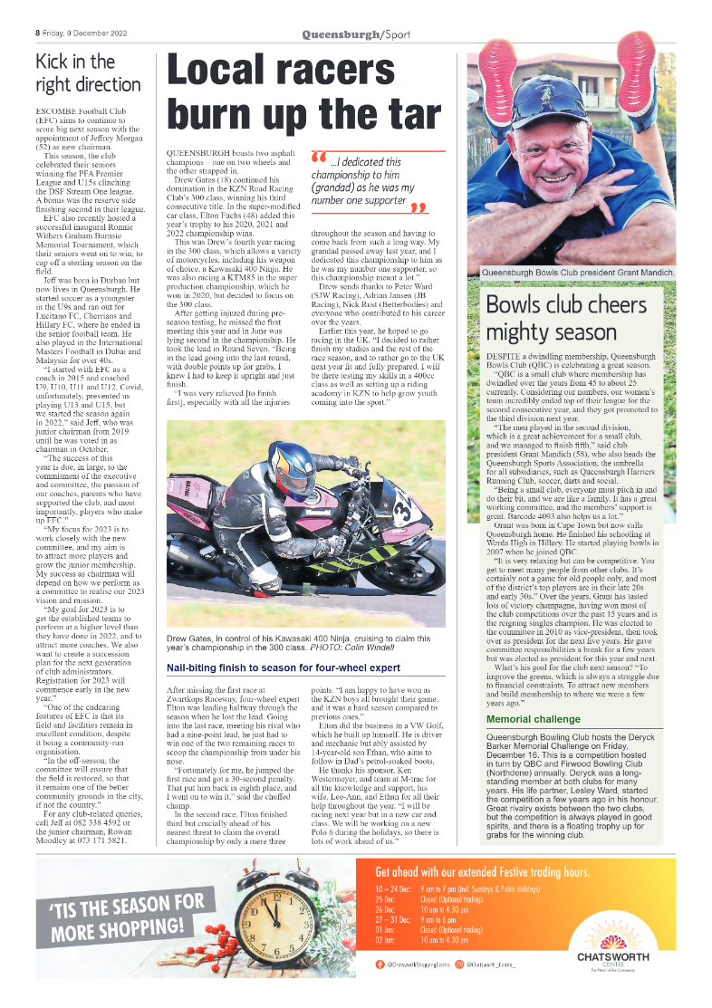 Queensburgh News 9 December 2022 page 8