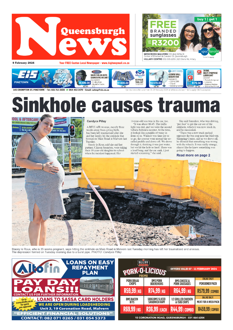 Queensburgh News 9 February 2024 page 1