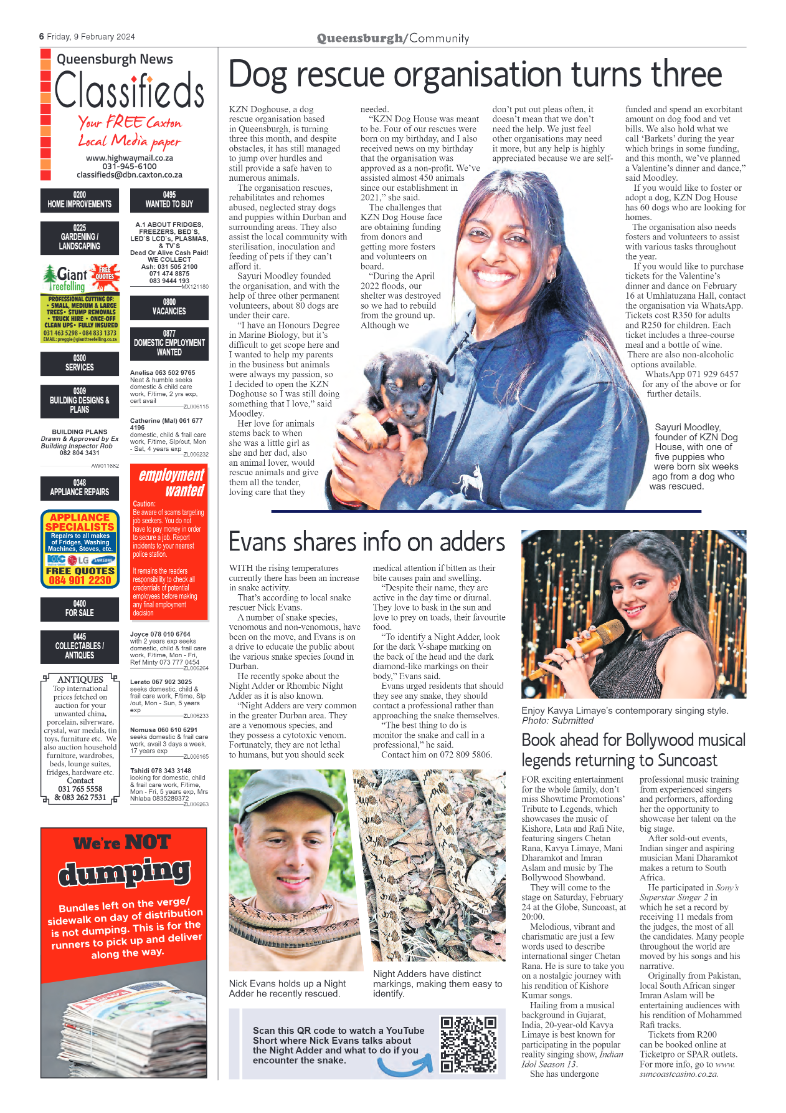 Queensburgh News 9 February 2024 page 6