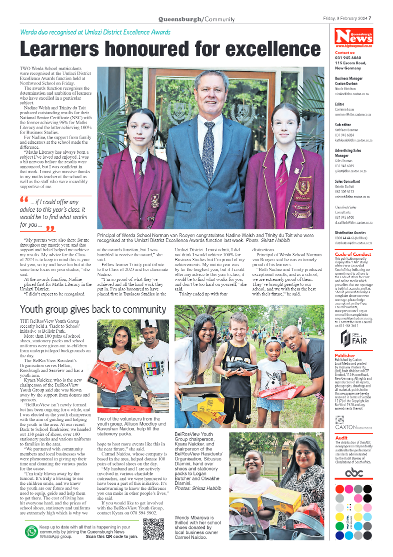 Queensburgh News 9 February 2024 page 7