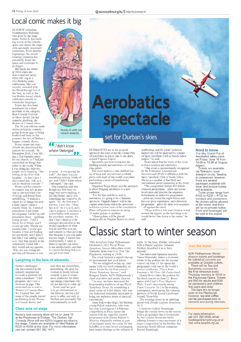 Queensburgh News 9 June 2023 page 10