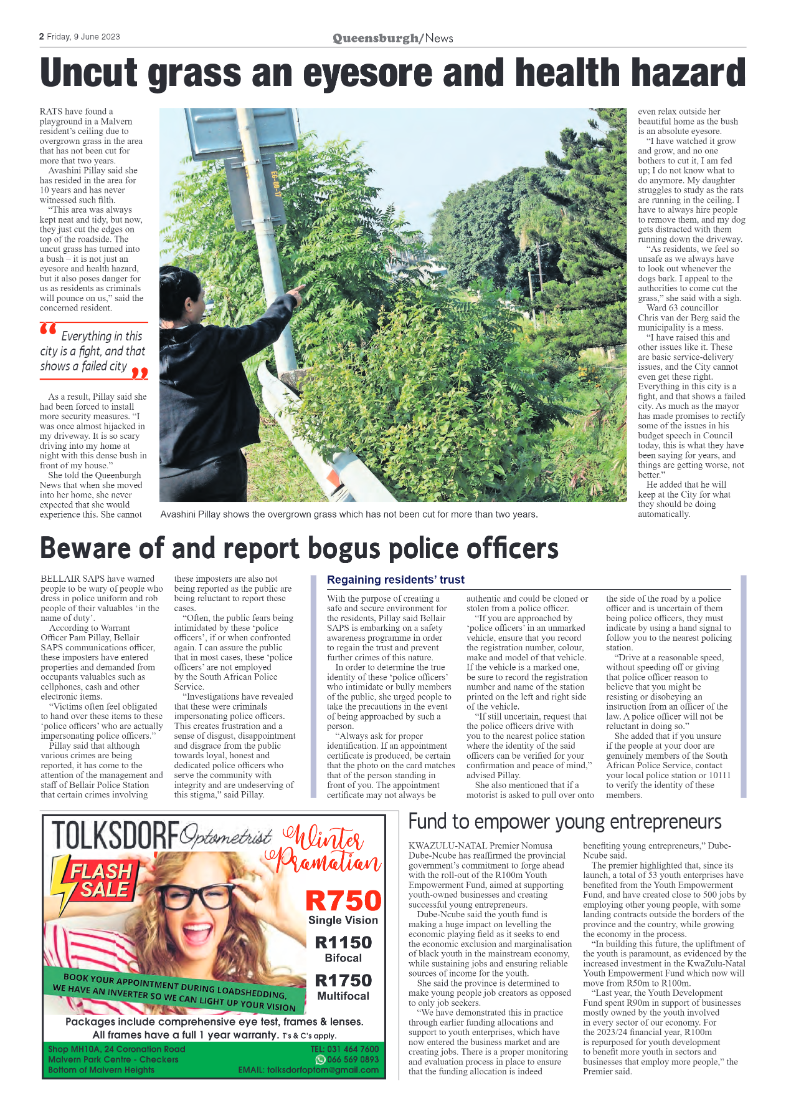 Queensburgh News 9 June 2023 page 2