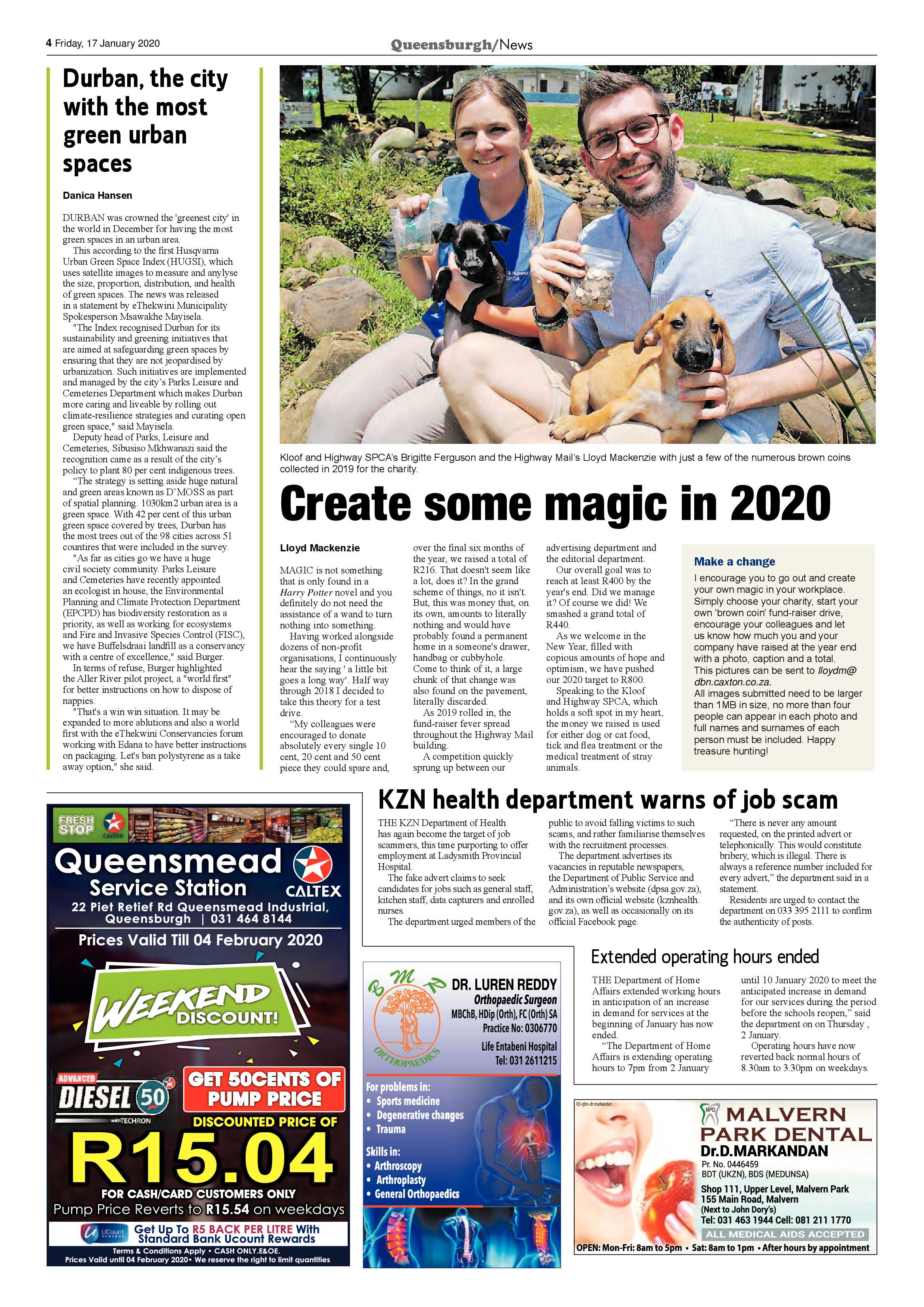 Queensburgh News January 2020 page 4