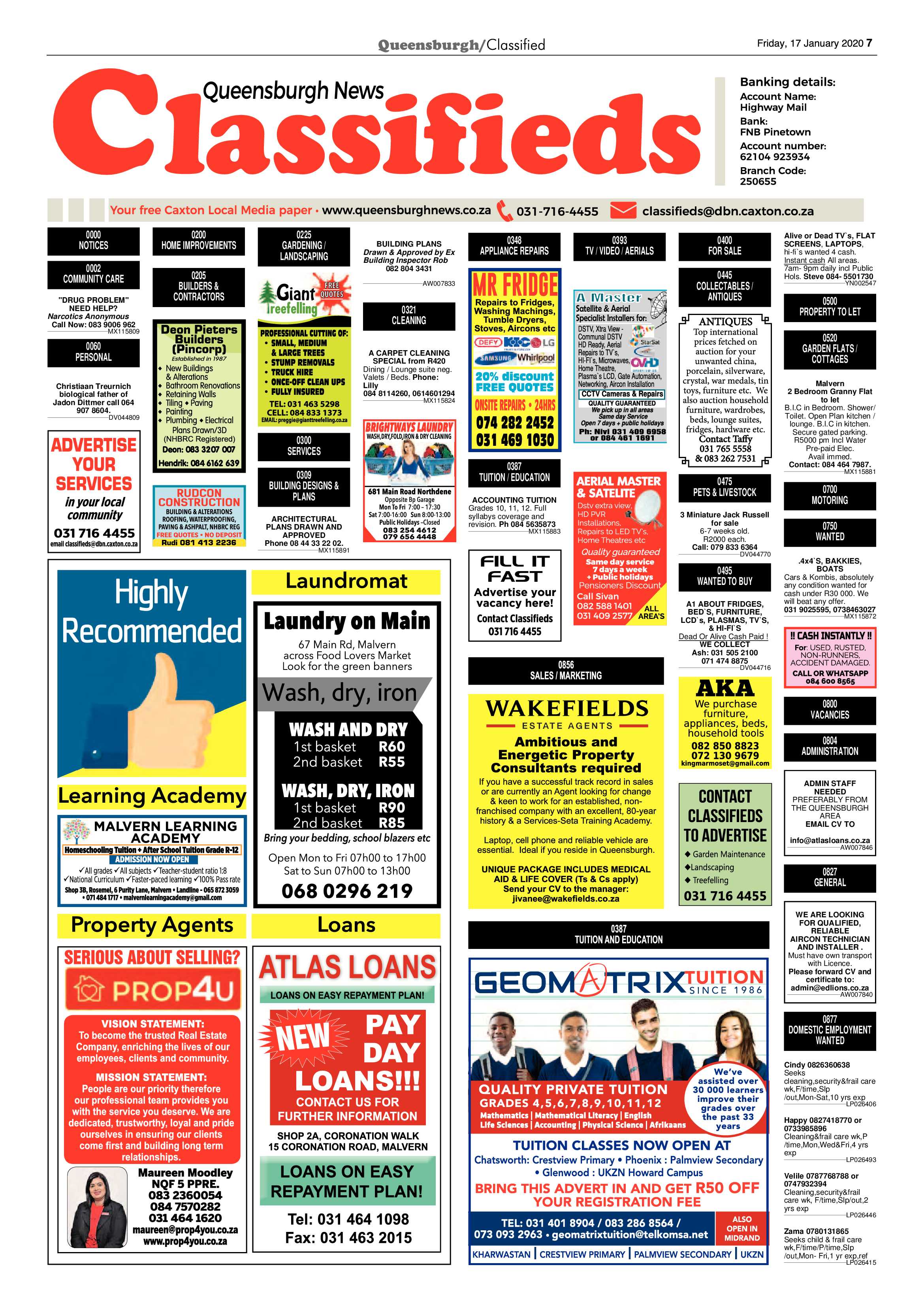 Queensburgh News January 2020 page 7